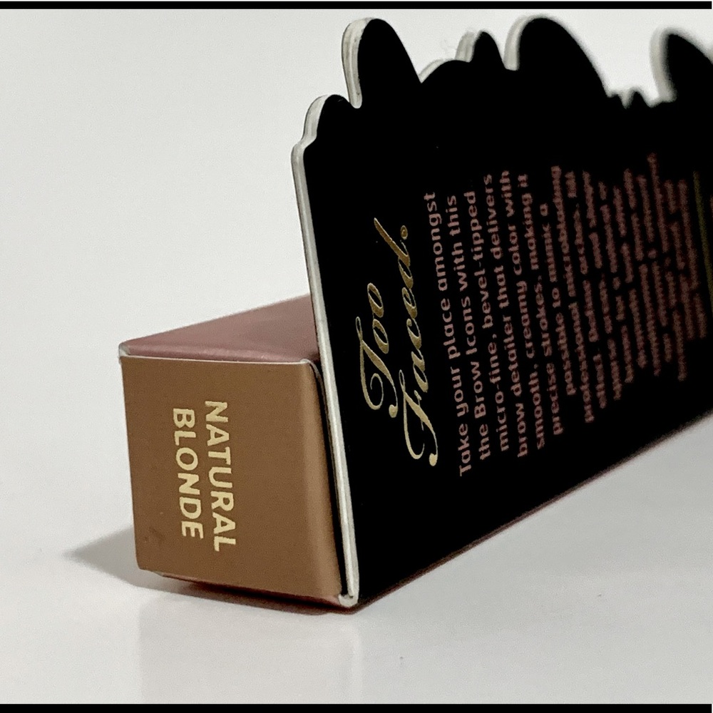 NIB Too Faced Super Fine Brow Detailer **Natural Blonde** - Picture 3 of 3